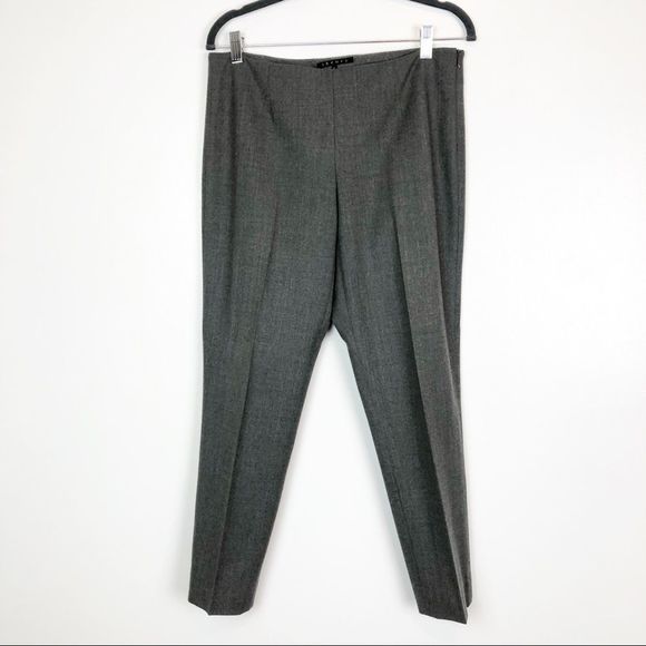 Theory Pants - Theory Women’s Gray Wool Ankle Trousers Sz 8